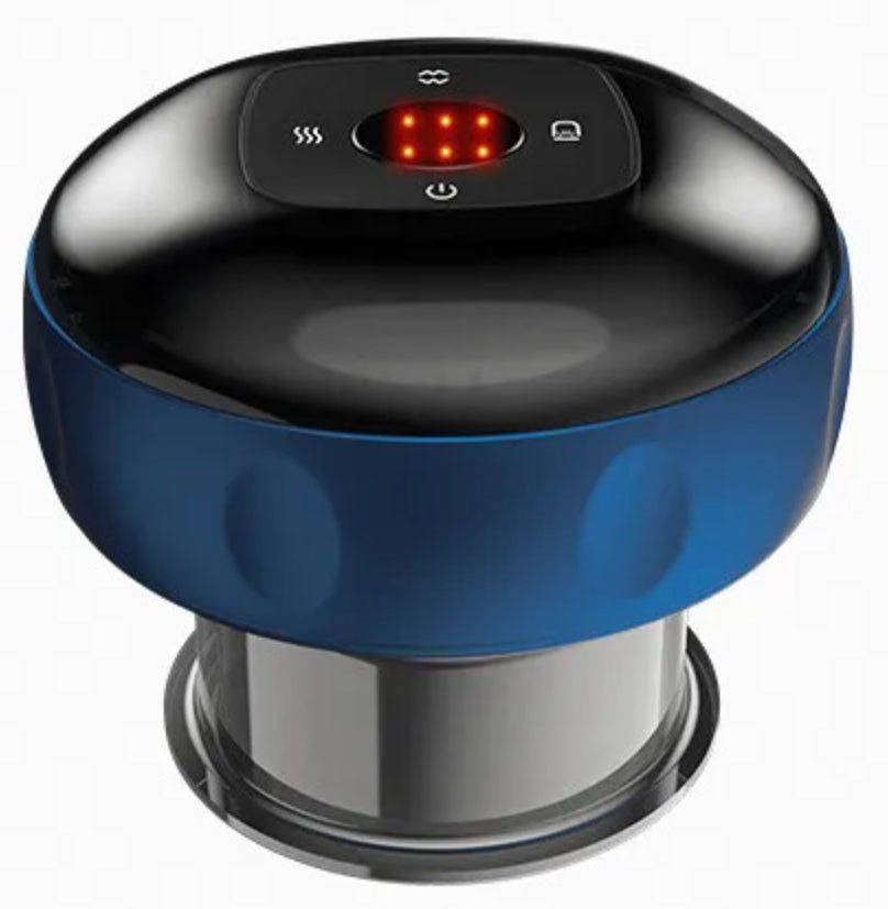 Varmende sugekop til at lindre muskelspændinger