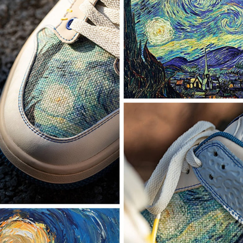 Sneakers inspirerade av Van Gogh Starry Night